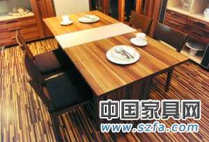 進口板材制造的板式家具往往更受消費者青睞。本報記者 尹亞飛 攝