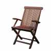 純實(shí)木戶外休閑家具，南美材家具，豎條扶手折椅，香核果木