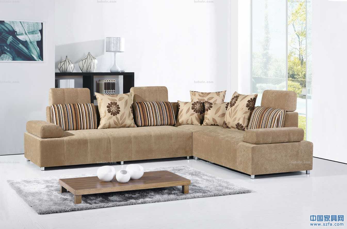 時(shí)尚布藝沙發(fā)，咖啡色系的和諧搭配，充滿秋天的氣息。上戶戶樂家具網(wǎng)，選購牛仔布沙發(fā)，擔(dān)保交易，保障品質(zhì)，家具網(wǎng)購，實(shí)惠到家！