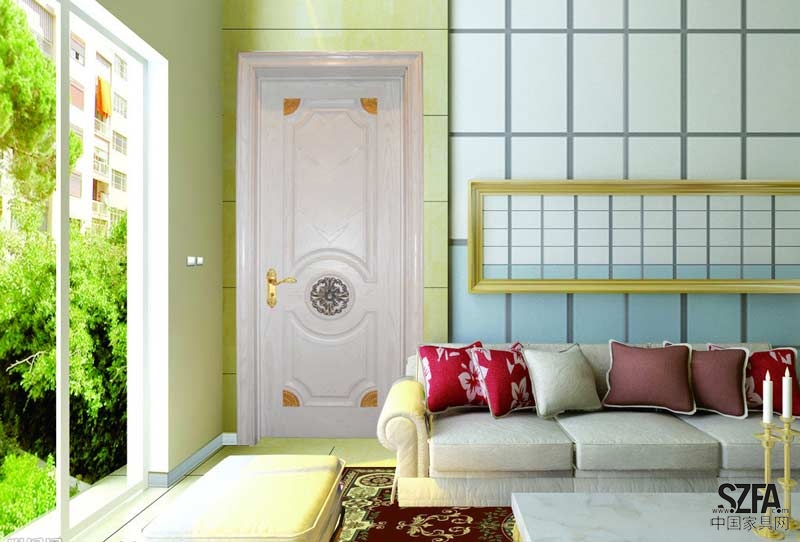 紅橡實(shí)木復(fù)合門(mén)MPD-04 紅橡烤漆復(fù)合門(mén)MPD-04場(chǎng)景圖