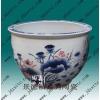 供應(yīng)景德鎮(zhèn)陶瓷大缸，鑫騰陶瓷大缸，手繪青花陶瓷魚缸