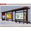 精致新型仿古候車亭批發(fā)，不銹鋼閱報欄