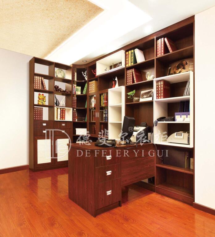 書(shū)柜桌組合-08