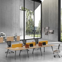 熱銷辦公家具開放式工作位、員工工作位、現(xiàn)代鋼木工作位