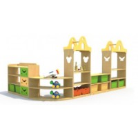 兒童柜子、幼兒園柜子、托兒所柜子