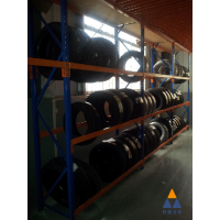 深圳輪胎貨架簡單美觀且容量大！