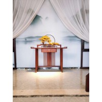 東陽(yáng)紅木家具新中式條案大果紫檀