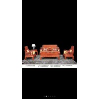 東陽(yáng)紅木家具大果紫檀六合同春沙發(fā)