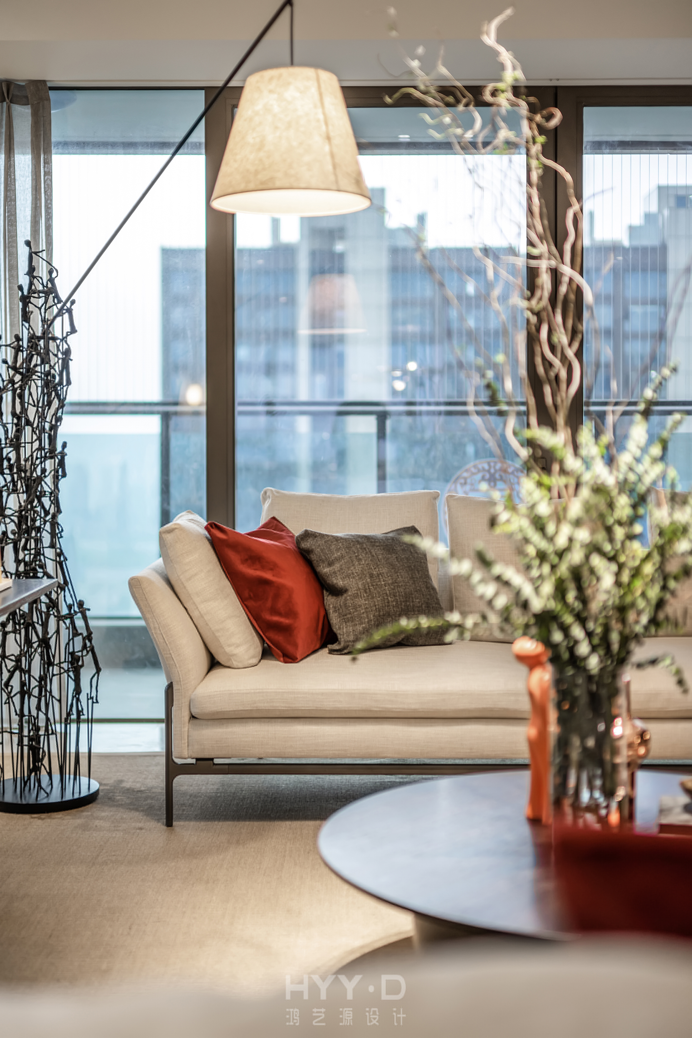 鴻藝源設(shè)計(jì)-深圳壹方中心大平層