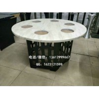 大理石火鍋桌，一人一鍋圓形火鍋桌尺寸