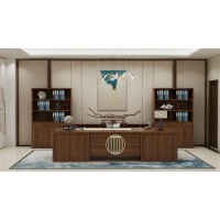 實(shí)木辦公桌，班臺，老板桌，寫字桌