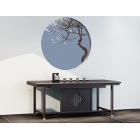 新中式實(shí)木茶臺(tái)，茶桌