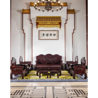 凹凸傳奇紅木紫檀精品 | 江山如意沙發(fā)，撐起家的貴氣和福氣！